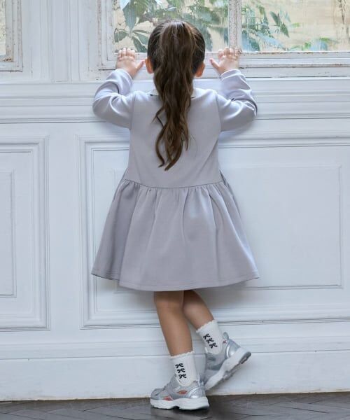 petit main / プティマイン ミニ丈・ひざ丈ワンピース | 【バレエ】前あき衿ワンピース | 詳細2