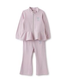 petit main / プティマイン スウェット | 【バレエ】ペプラムジップアップパンツSET