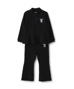 petit main / プティマイン スウェット | 【バレエ】ペプラムジップアップパンツSET