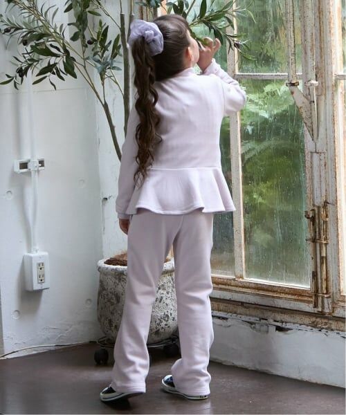 petit main / プティマイン スウェット | 【バレエ】ペプラムジップアップパンツSET | 詳細1