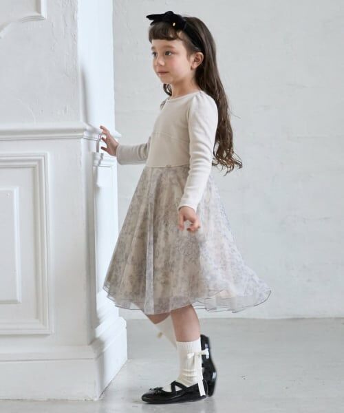 petit main / プティマイン ミニ丈・ひざ丈ワンピース | 【リンク】フレアチュールワンピース | 詳細3