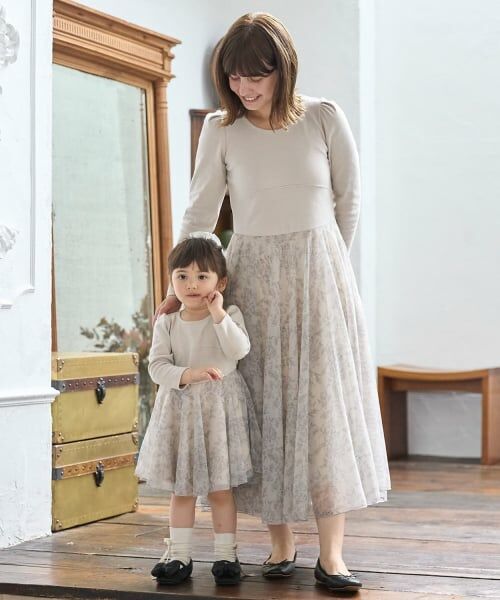 petit main / プティマイン ミニ丈・ひざ丈ワンピース | 【リンク】フレアチュールワンピース | 詳細4