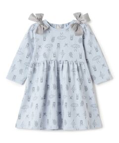 petit main / プティマイン ミニ丈・ひざ丈ワンピース | 【GOODPRICE】柄リボンカットワンピース