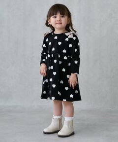 petit main / プティマイン ミニ丈・ひざ丈ワンピース | 【GOODPRICE】柄リボンカットワンピース