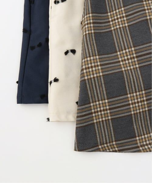 petit main / プティマイン ミニ丈・ひざ丈ワンピース | 【リンク】肩リボンジャンパースカート | 詳細17