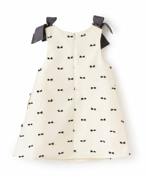 petit main / プティマイン ミニ丈・ひざ丈ワンピース | 【リンク】肩リボンジャンパースカート | 詳細2