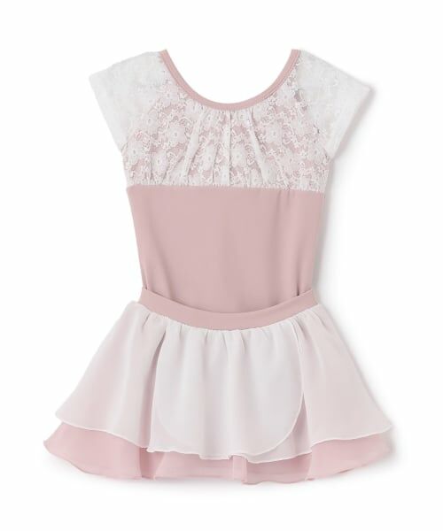 petit main / プティマイン その他トップス | 【バレエ】レースレオタードセット（ピンク）