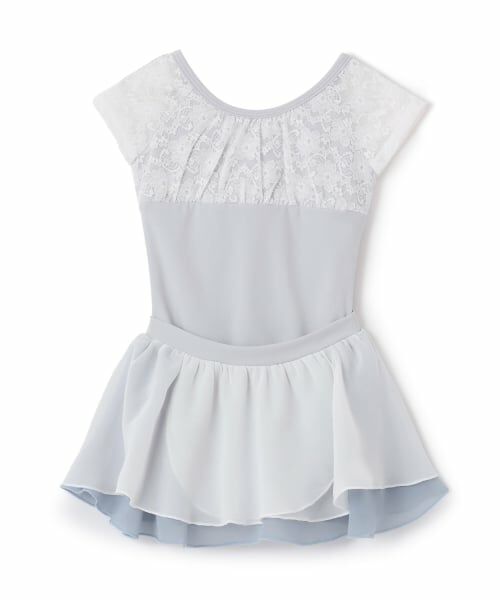 petit main / プティマイン その他トップス | 【バレエ】レースレオタードセット（ライト グリーン）