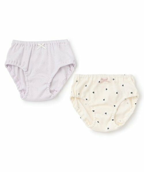 petit main / プティマイン ショーツ | 【弱酸性】ショーツ2P（ラベンダー）