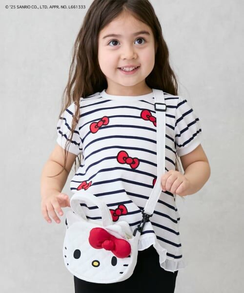 petit main / プティマイン ショルダーバッグ | 【サンリオキャラクターズ】ハローキティお顔2wayバッグ（オフ ホワイト）