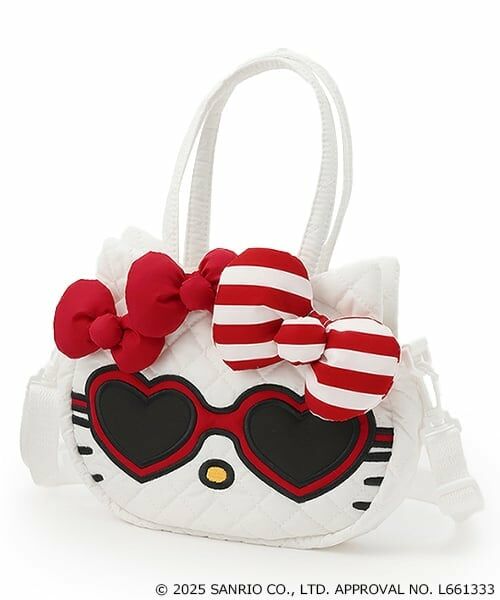 petit main / プティマイン ショルダーバッグ | 【サンリオキャラクターズ】ハローキティお顔2wayバッグ（赤）