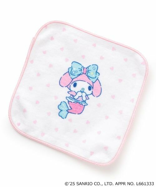 petit main / プティマイン ハンカチ | 【サンリオキャラクターズ】タオルハンカチ（ライト ピンク）