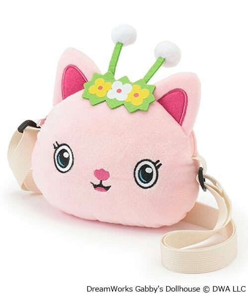 petit main / プティマイン ショルダーバッグ | 【ギャビー】フェイスポシェット（ピンク）