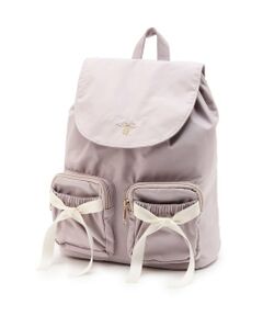 petit main / プティマイン リュック・バックパック | 【バレエ】ポケットリボンリュック