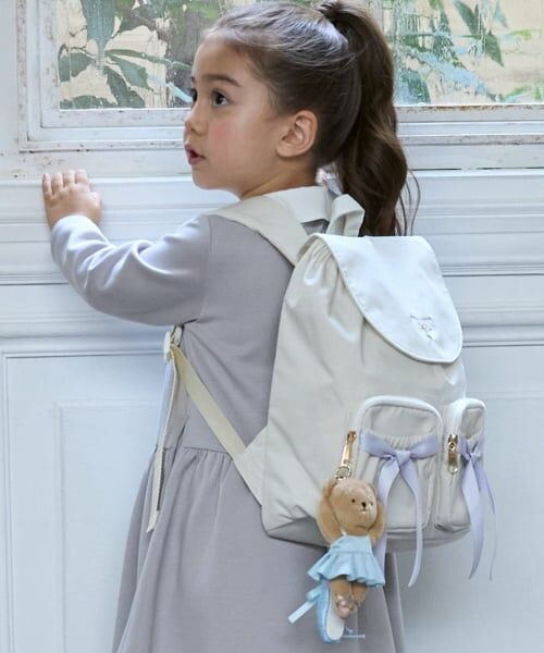 petit main / プティマイン リュック・バックパック | 【バレエ】ポケットリボンリュック | 詳細2