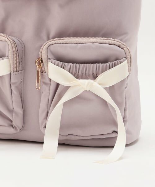 petit main / プティマイン リュック・バックパック | 【バレエ】ポケットリボンリュック | 詳細7