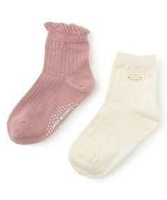 チャームつきソックス2P