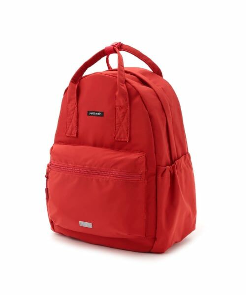 petit main / プティマイン リュック・バックパック | 【スマイルシリーズ】リュック (Mサイズ)（赤）