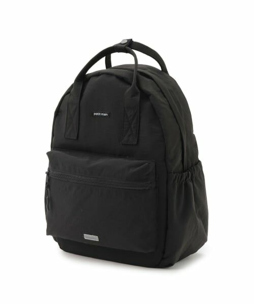 petit main / プティマイン リュック・バックパック | 【スマイルシリーズ】リュック (Mサイズ)（黒）