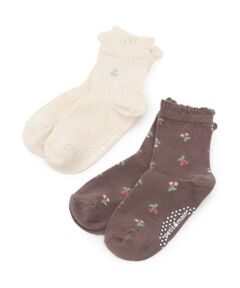 petit main / プティマイン ソックス | さくらんぼソックス2P