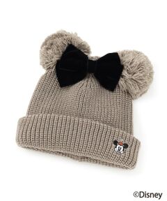 petit main / プティマイン ニットキャップ | 【Disney】W梵天ニット帽