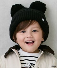 petit main / プティマイン ニットキャップ | 【Disney】W梵天ニット帽