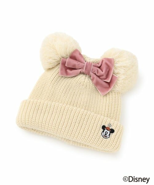petit main / プティマイン ニットキャップ | 【Disney】W梵天ニット帽 | 詳細3