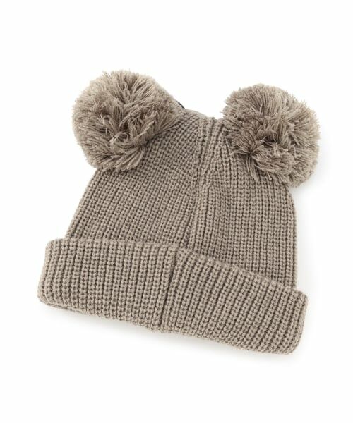 petit main / プティマイン ニットキャップ | 【Disney】W梵天ニット帽 | 詳細4