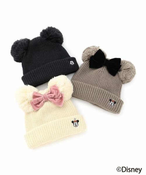petit main / プティマイン ニットキャップ | 【Disney】W梵天ニット帽 | 詳細6