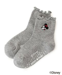 petit main / プティマイン ソックス | 【Disney】ミニー/刺しゅう靴下
