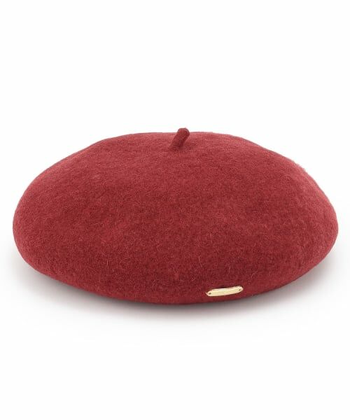 petit main / プティマイン ハンチング・キャスケット・ベレー帽 | ベレー帽（赤）