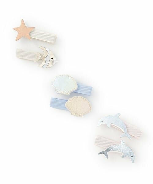 petit main / プティマイン ヘアピン | SEAモチーフヘアクリップ 2P | 詳細5