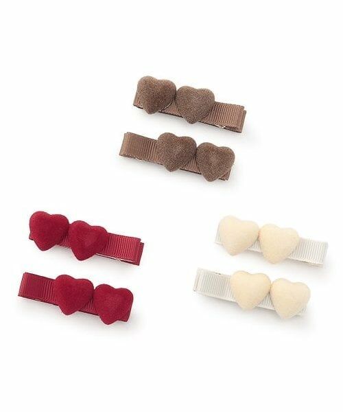 petit main / プティマイン ヘアピン | ハートヘアクリップ 2P | 詳細4