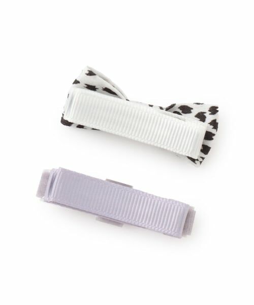 petit main / プティマイン ヘアピン | リボンヘアクリップ 2P | 詳細1