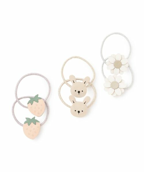 petit main / プティマイン ヘアゴム・シュシュ | アソートモチーフヘアゴム 2P | 詳細3