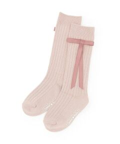 petit main / プティマイン ソックス | リボンつきハイソックス