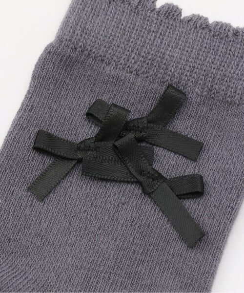 petit main / プティマイン ソックス | リボン花柄ソックス2P | 詳細2