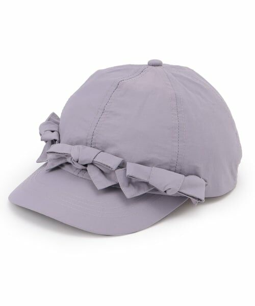petit main / プティマイン キャップ | メニーリボンキャップ（ラベンダー）
