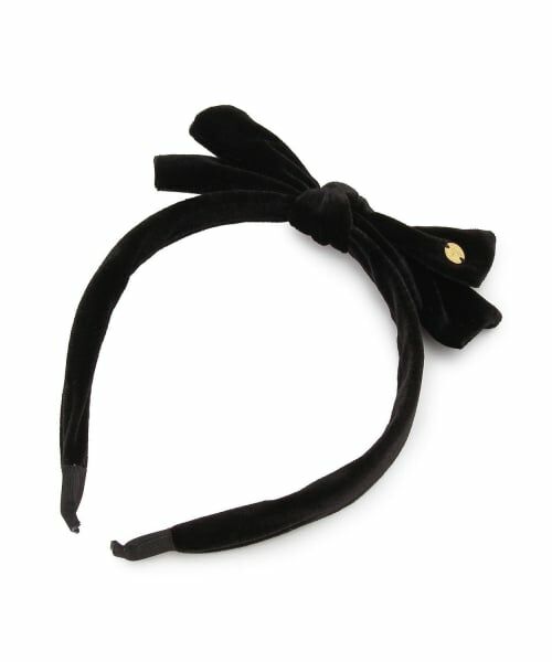 petit main / プティマイン カチューシャ・カチューム・その他 | リボンカチューシャ（黒）