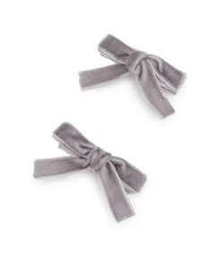 petit main / プティマイン ヘアピン | ベロアリボンヘアクリップ2P