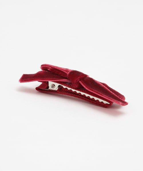 petit main / プティマイン ヘアピン | ベロアリボンヘアクリップ2P | 詳細2