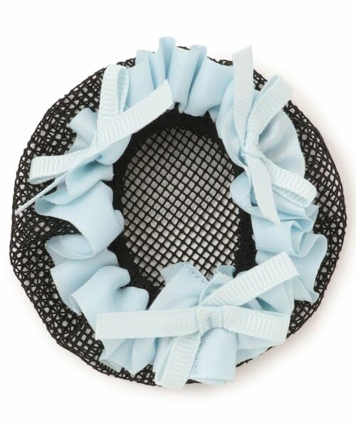 petit main / プティマイン ヘアゴム・シュシュ | 【バレエ】プチリボンシニヨンネット（サックス）