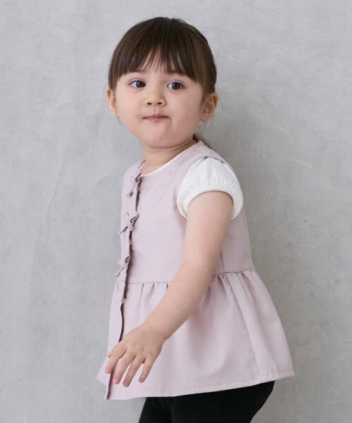 petit main / プティマイン その他 | ひんやりクールペプラムトップス | 詳細1