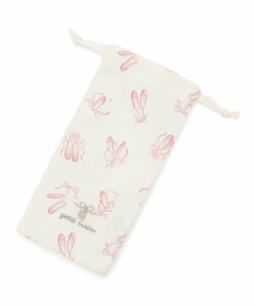 petit main / プティマイン インテリア・生活雑貨・ホビー・ステーショナリー | 【バレエ】裏メッシュ巾着（アイボリー）