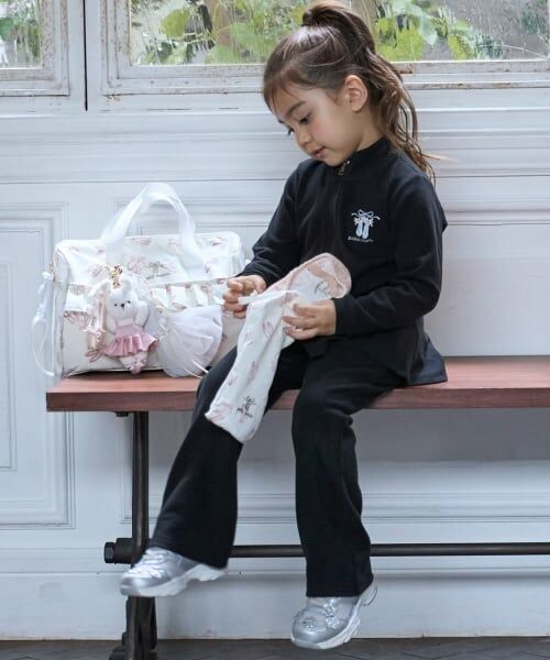 petit main / プティマイン インテリア・生活雑貨・ホビー・ステーショナリー | 【バレエ】裏メッシュ巾着 | 詳細1