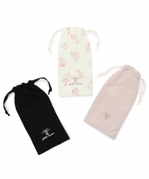 petit main / プティマイン インテリア・生活雑貨・ホビー・ステーショナリー | 【バレエ】裏メッシュ巾着 | 詳細6