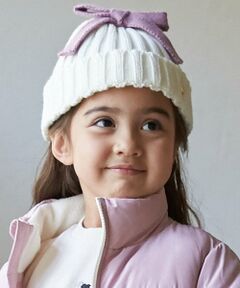 petit main / プティマイン ニットキャップ | リボンニット帽