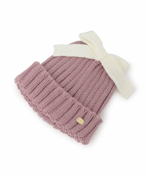 petit main / プティマイン ニットキャップ | リボンニット帽 | 詳細8