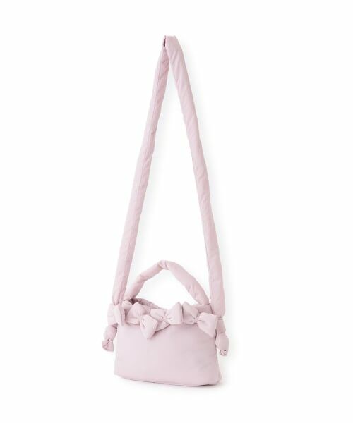 petit main / プティマイン ショルダーバッグ | メニーリボンバッグ（ライト ピンク）