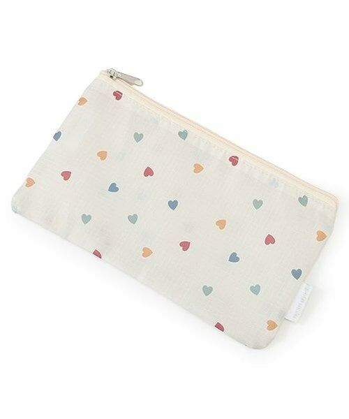 petit main / プティマイン ポーチ | 【トラベル】フラットポーチ/L（アイボリー）